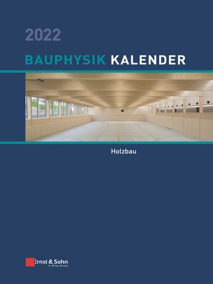 cover image of Bauphysik-Kalender 2022
